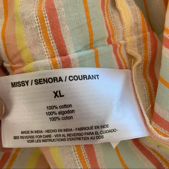 Ella Moss
Women's Natural Sammy Ruffle Tank
Top, Stripes Pattern XL - Picture 4 of 8